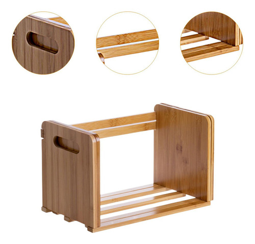 Mini Estantería De Escritorio, Estantería Ajustable Para