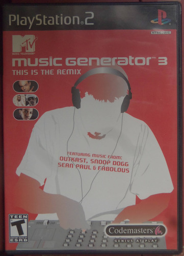 Mtv Music Generator 3 - Playstation 2