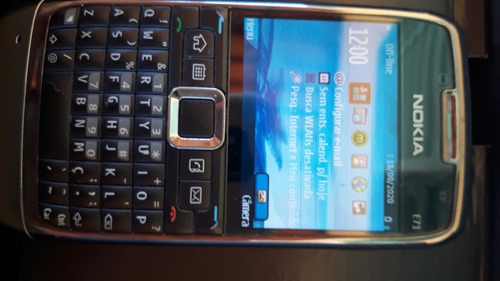 Nokia E71 Preto - Desbloqueado, 3.2mp Symbian - Exposição