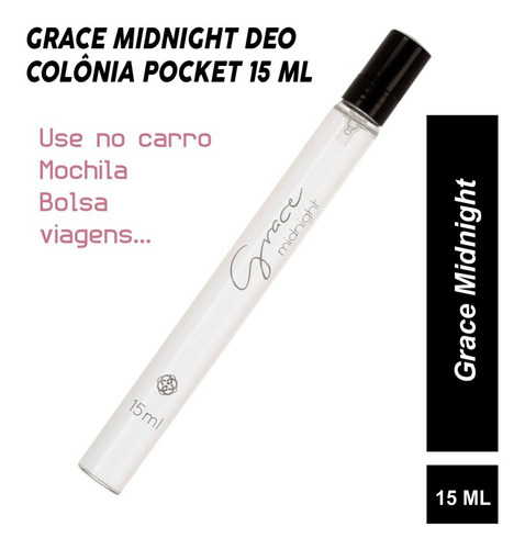 Imagem 3 de 10 de Perfume Grace Midnight 100ml + Brinde Miniatura 15ml