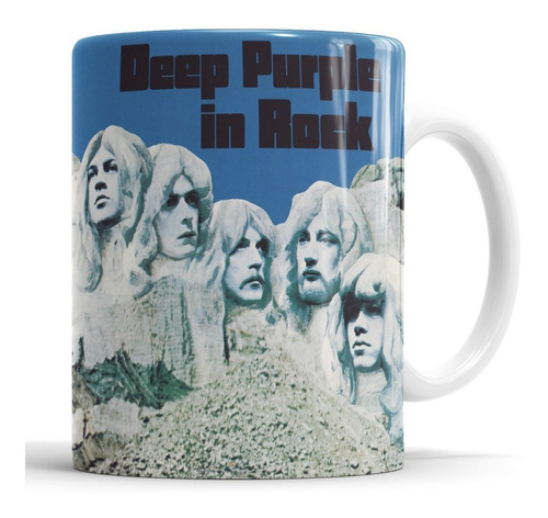 Taza Deep Purple In Rock - Cerámica Importada