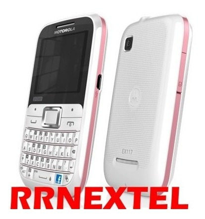 Carcaça Ex117 Branco E Rosa, Original Nova Lacrada