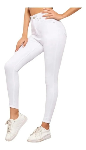 Leggins Elasticados Blancos, Jeans, Pantalon.