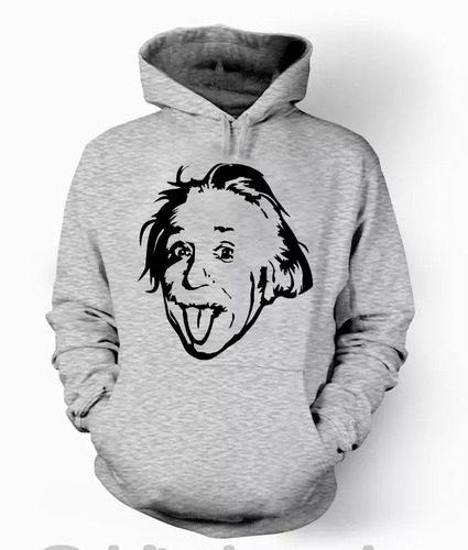 Blusa Moletom Canguru Albert Einstein Otima Qualidade 