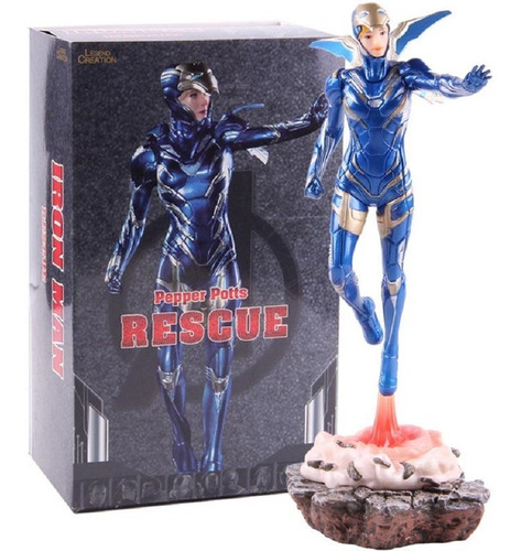 Figura De Accion Estatua Rescue Iron Man Avengers End Game