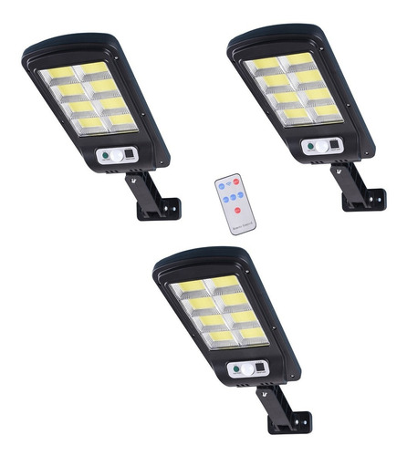 Pack 3 Foco Solar 100w Foco Led Solar Foco Solar Foco Solar