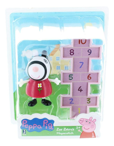 Zoe Zebra Figura Articulada Y Juego De Avioncito Peppa Pig