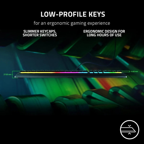 Imagen 2 de 6 de Razer Ornata V3 Teclado Gamer Meca-membrana Rgb 10 Zonas Xg!