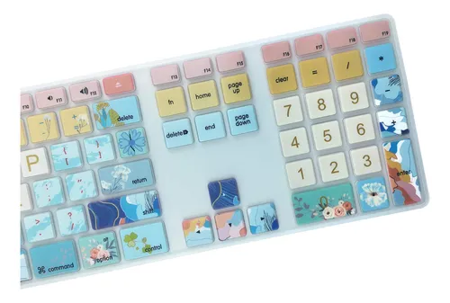 Funda De Silicona Para Teclado Apple iMac A1243 Flores