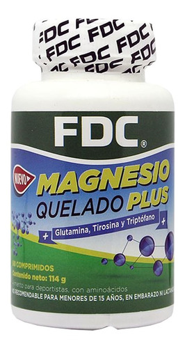 Magnesio Quelado Plus - Fdc (60 Caps)