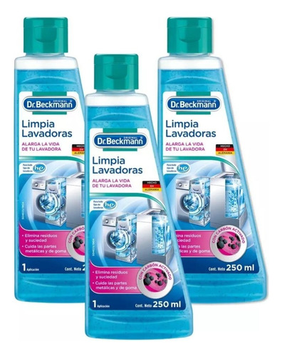 Dr. Beckmann Limpia Lavadoras - Pack X3