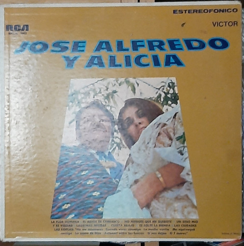 Disco Lp José Alfredo Y Alicia Rca Victor # 5701