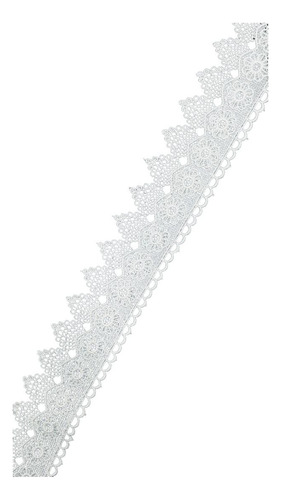 Encaje Guipure 100% Poliester 6 Cm #2 Pieza De 13.70mts