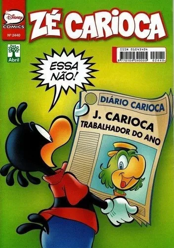comprar Zé Carioca, De Disney., Vol. 1. Editorial Abril, Capa Capa Flexível Em Português, 2018