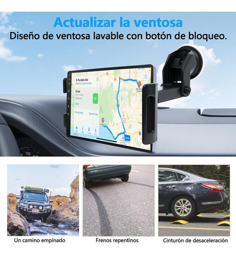 Soporte Celular Auto Tablero Teléfono Coche Estable Negro