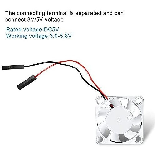 Ventilador De 4 Piezas De 30 X 30 X 7 Mm Para Raspberry Pi,