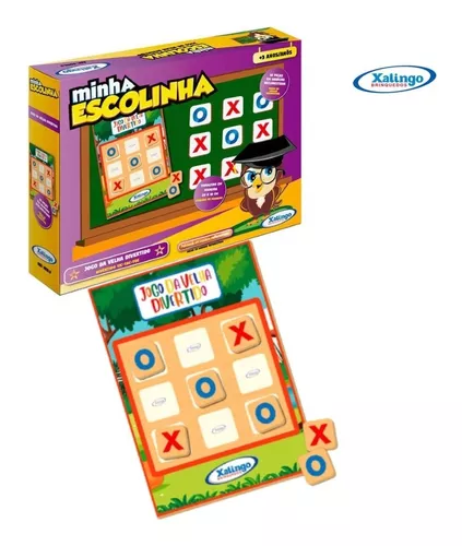 Jogo da Velha Clássico, Brinquedo Educativo Montessori