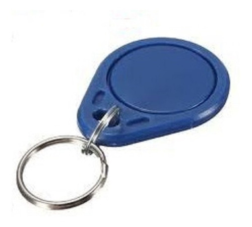 Pack De 10 Tag Llavero Rfid Nfc S50 1k 13.56 Mhz Azul.