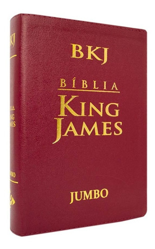 Bíblia King James Atualizada Letra Jumbo Capa Luxo Vermelha, De #n/a. Série 1 Editora Ebenezer, Capa Mole, Edição 1 Em Português, 2022