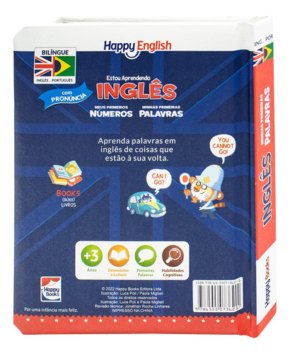 Happy English Estou Aprendendo! Minhas Primeiras Palavras