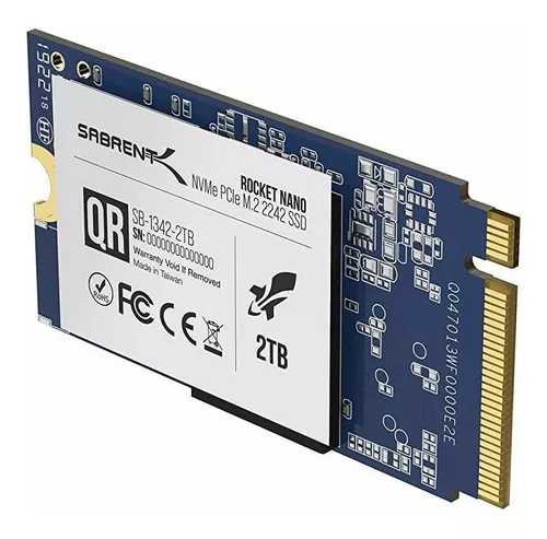 SABRENT 2242 SSD 2500MB/s 512GB Rocket NVMe PCIe M.2 Internal DRAM