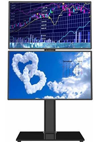 Soporte De Monitor Dual: La Plataforma Vertical Para Monitor