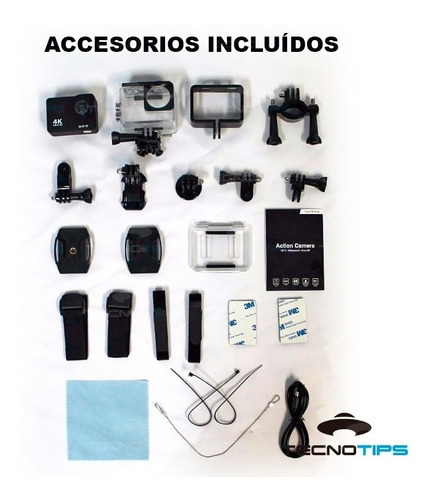 Camara Deportiva Sumergible 4k Simil Gopro Seklou