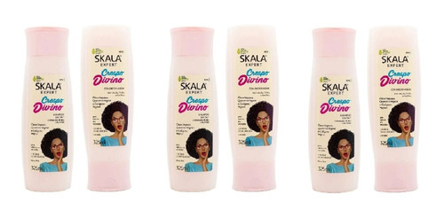 Skala Shampoo Acondicionador Crespo Divino Vegano Rulos X3un