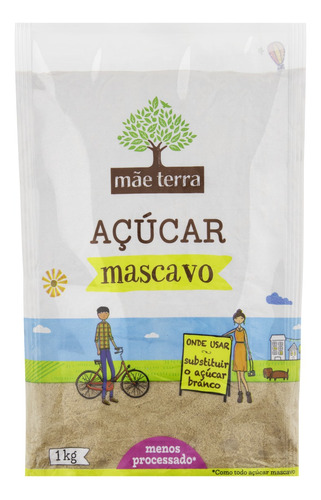 Açúcar Mascavo Mãe Terra Pacote 1kg