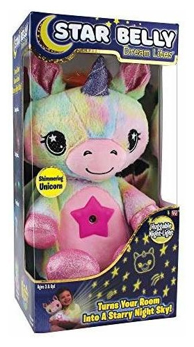 Ontel Star Belly Dream Lites Luz De Noche Peluche Unicornio 