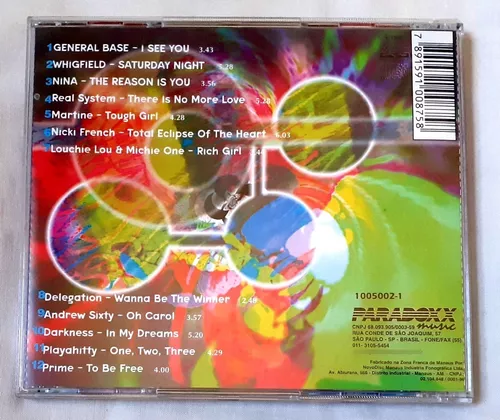 Cd The Best Of 90's Hits Paradoxx Music Dance Anos 90