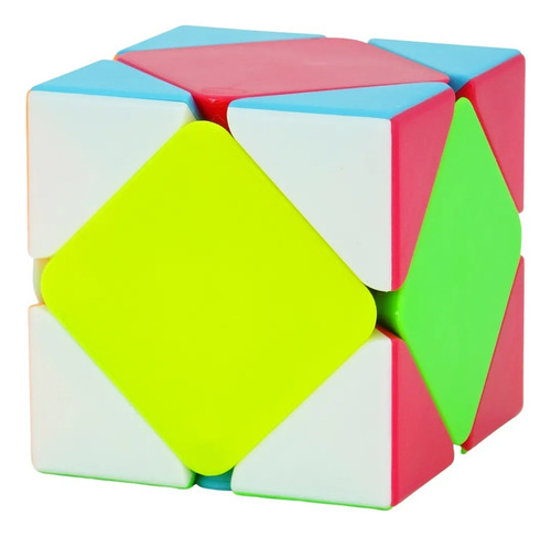 Cubo de estrutura sem adesivo Qiyi Skewb Qicheng