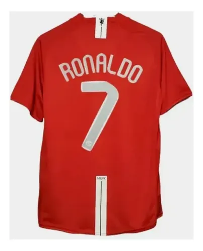 Camisa Manchester United Retrô 2008 Ronaldo 7 | Parcelamento sem juros