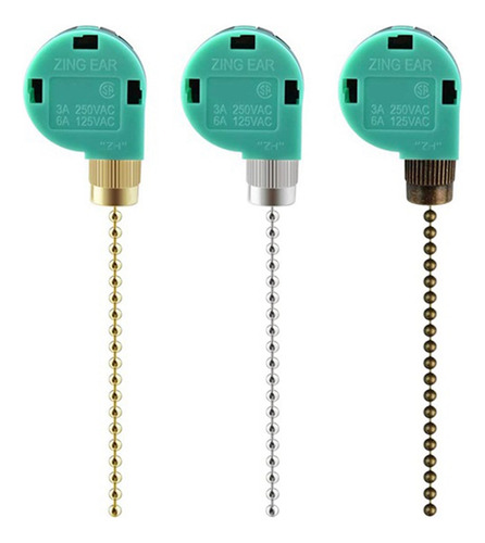 Interruptor De Ventilador De Techo Zing Ear Ze-268s6, 4 Velo