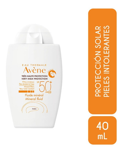 Protector Solar Fluido Mineral Avene L - mL a $3071