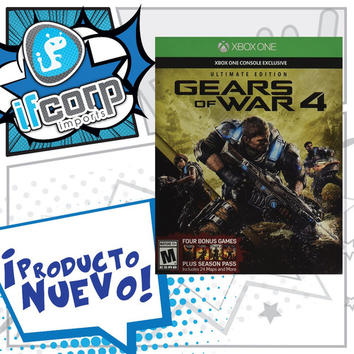 Xbox One Gears Of War 4 Ultimate Edition Steelbook