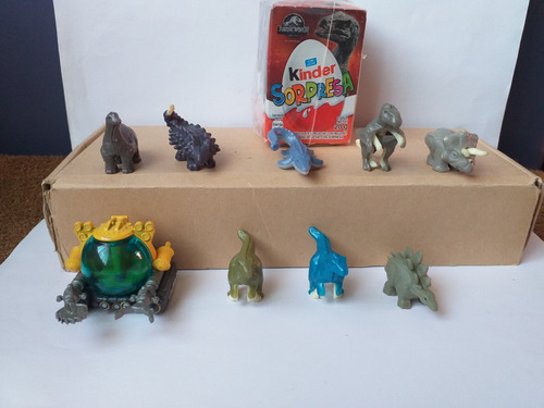 Colección Completa Dinosaurios Jurassic World- Kinder Sorpre (Usado)