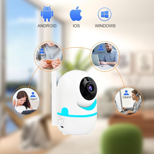 Imagen 5 de 7 de Camara Wifi Interior 2mp Icsee + Micro Sd C10 64gb Epa