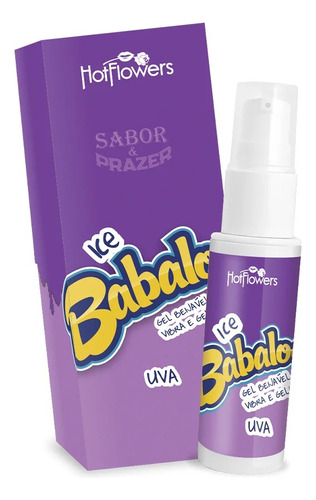  Gel Ice Babaloo Comestível Massagem Refrescante Excitante Ho Fragrância Uva