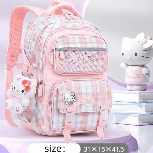 Mochila Escolar Hello Kitty Para Niñas Sanrio Primary School