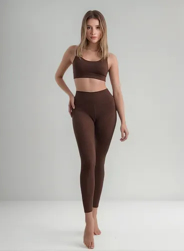 Conjunto Deporivo Top + Leggins Tiro Alto Anticelulitis