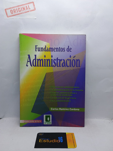 Fundamentos De Administración