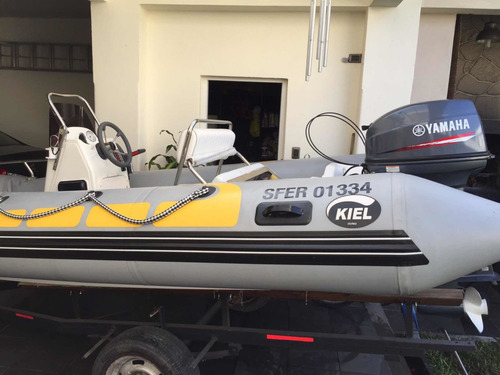 Semirrigido Kiel 4,60 Yamaha 40 Hp Año 2015 30 Hs De Uso