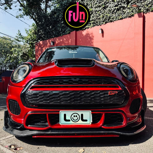 Front Lip Marca Fun Para Mini F56 De Fibra De Vidrio