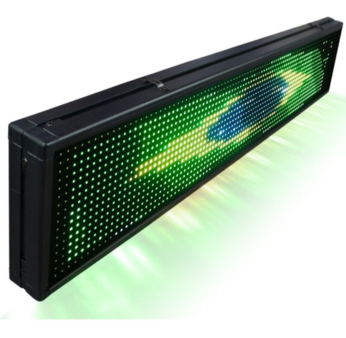 Painel De Led, Letreiro Digital 1m X 20cm Colorido 40 Cores