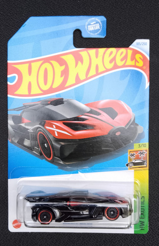 Hot Wheels 2024 Hw Exotics 185/250 - Bugatti Bolide Color Negro Con Rojo