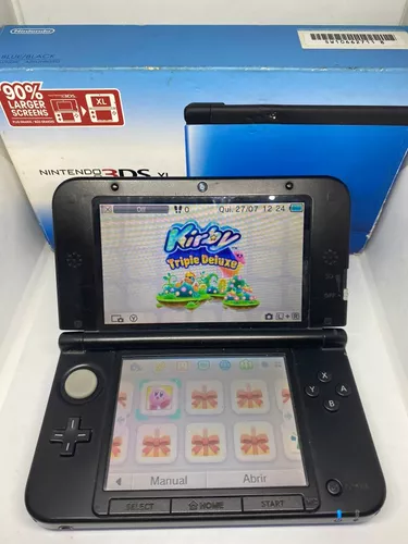 Nintendo 3ds Xl Completo Com Jogos 3ds E Emuladores