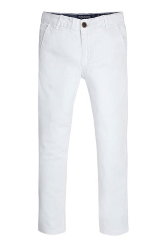 Pantalón Tipo Chino Blanco Niño Nukutavake Mayoral 53079