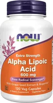 Comprar Ácido Alfa Lipoico 600mg Extr. De Semilla De Uva Y Bioperine