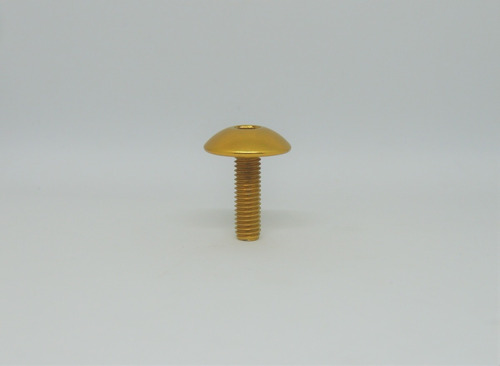 Pro Bolt Tornillo De Aluminio Cabeza De Domo M5x16mm Dorado